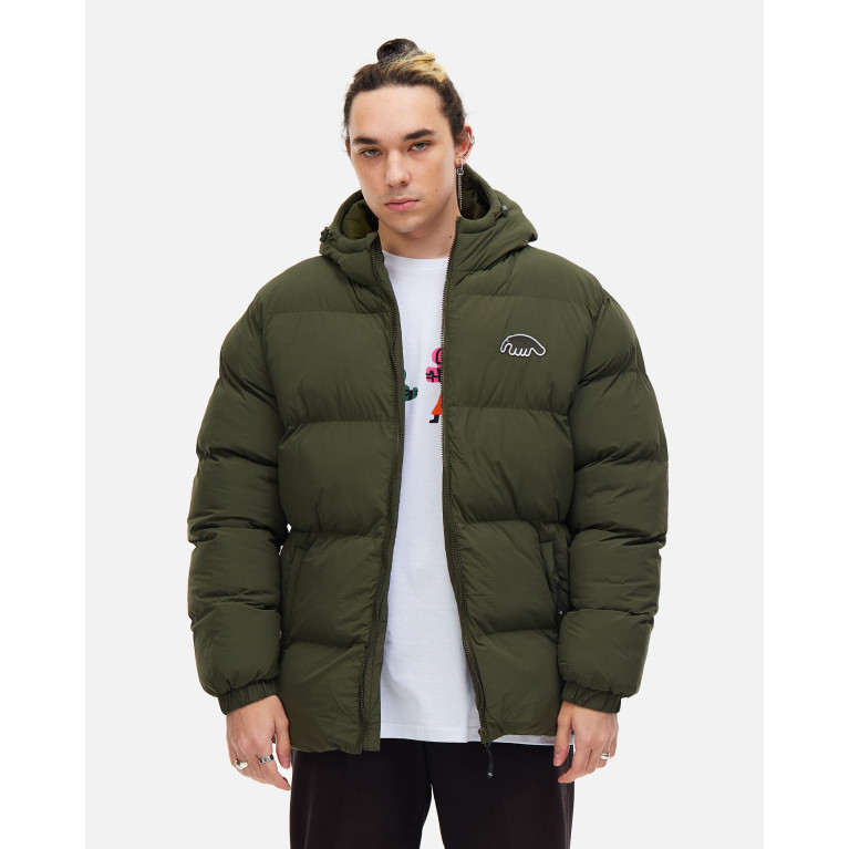 Куртка ANTEATER Downjacket-HoodedCrispy-Dark-Green