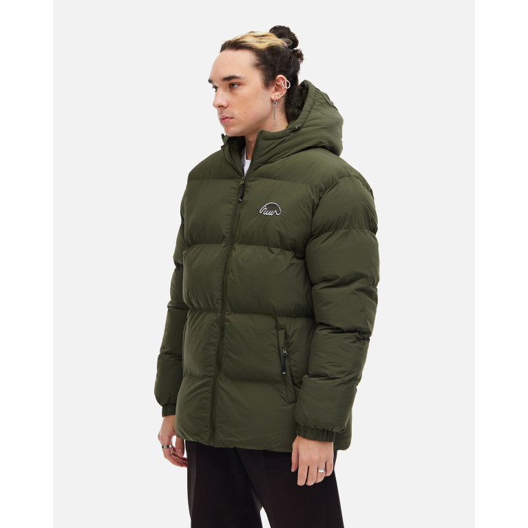 Куртка ANTEATER Downjacket-HoodedCrispy-Dark-Green