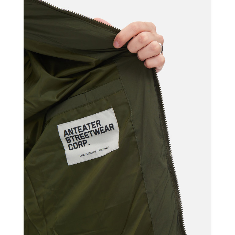 Куртка ANTEATER Downjacket-HoodedCrispy-Dark-Green