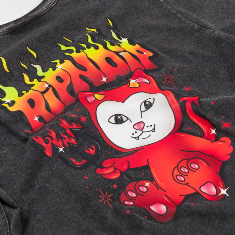 Футболка RIPNDIP Scary Cute Tee Black Wash