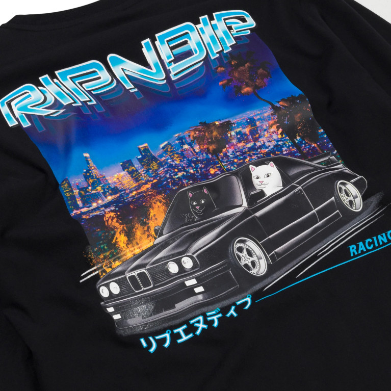 Лонгслив RIPNDIP Vroom Vroom Long Sleeve Black