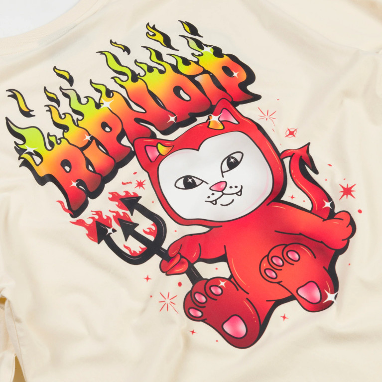 Лонгслив RIPNDIP Scary Cute Long Sleeve Natural