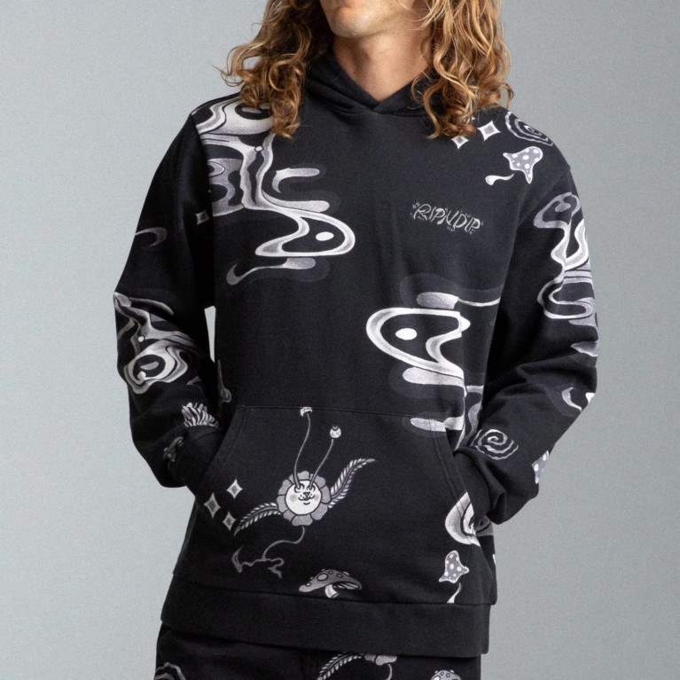 Толстовка RIPNDIP Space Walk Hoodie Black