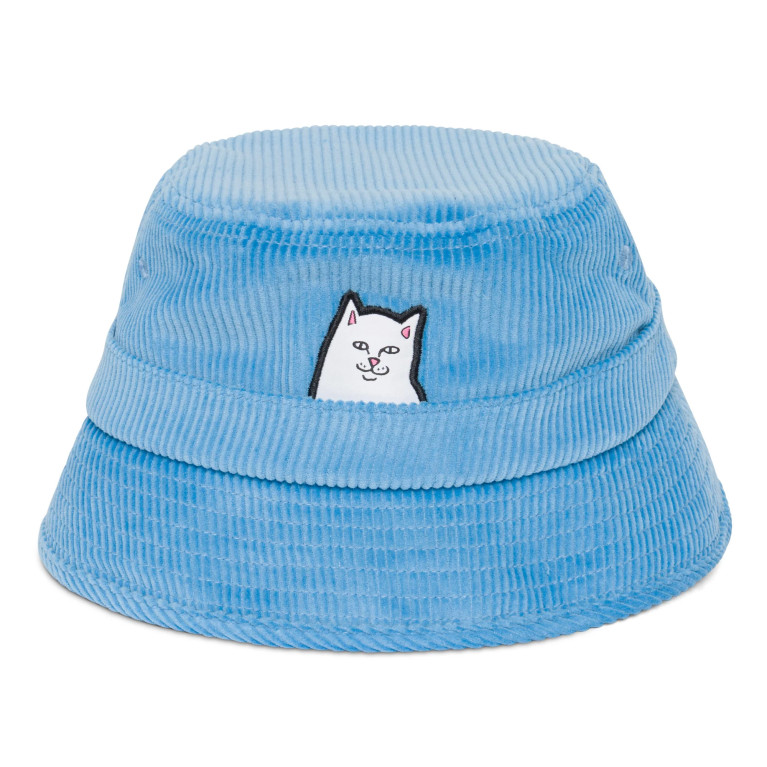 Панама Ripndip Lord Nermal Corduroy Bucket Hat Light Blue