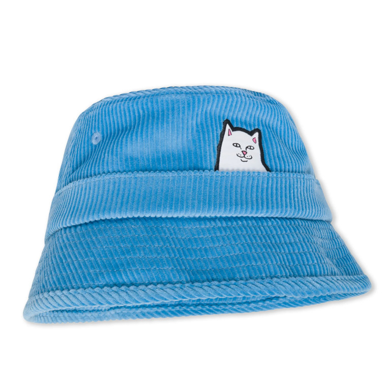 Панама Ripndip Lord Nermal Corduroy Bucket Hat Light Blue