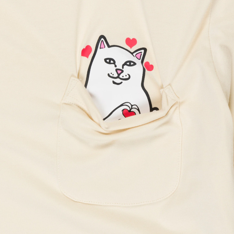 Футболка Ripndip Nermal Loves Pocket Tee Natural
