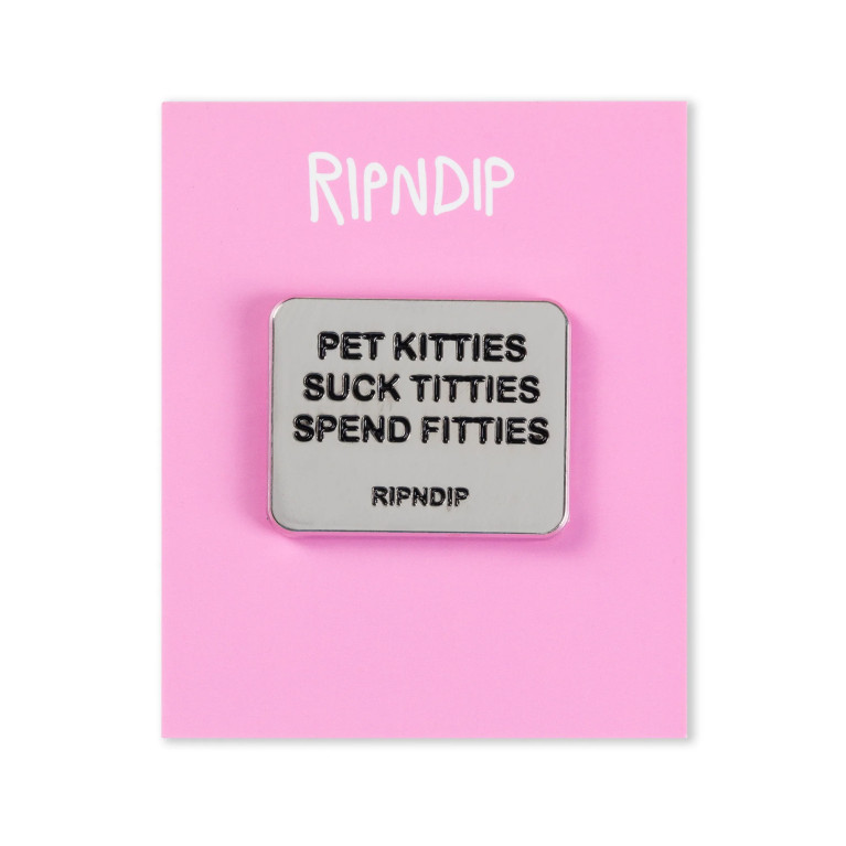 Значок Ripndip Pet Kitties Pin Multi