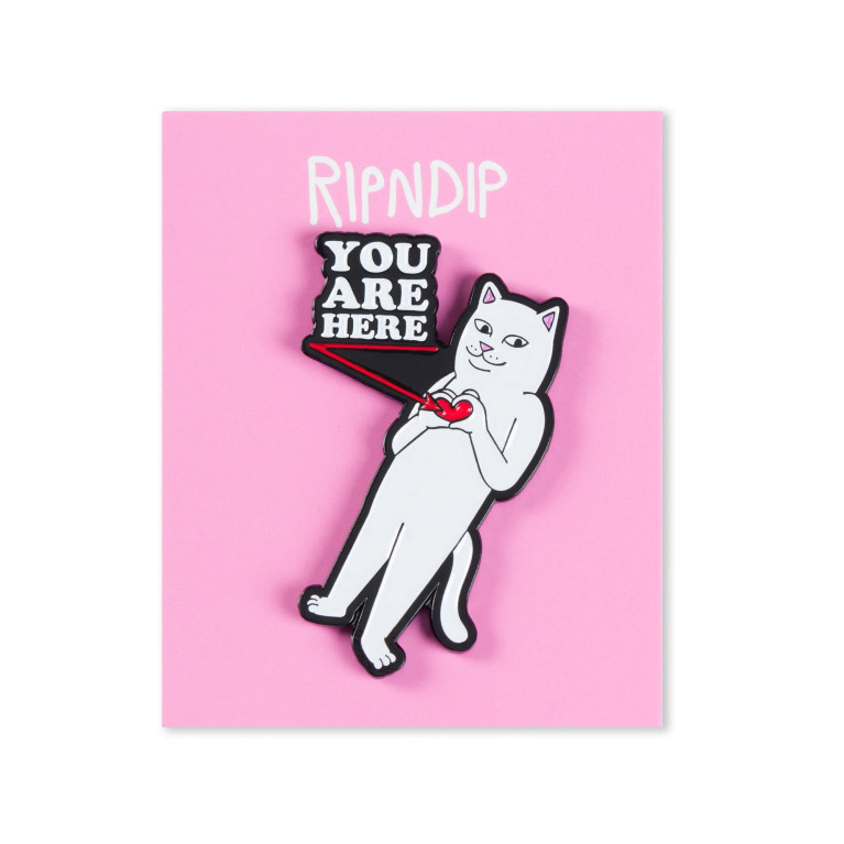 Значок Ripndip You Are Here Pin Multi