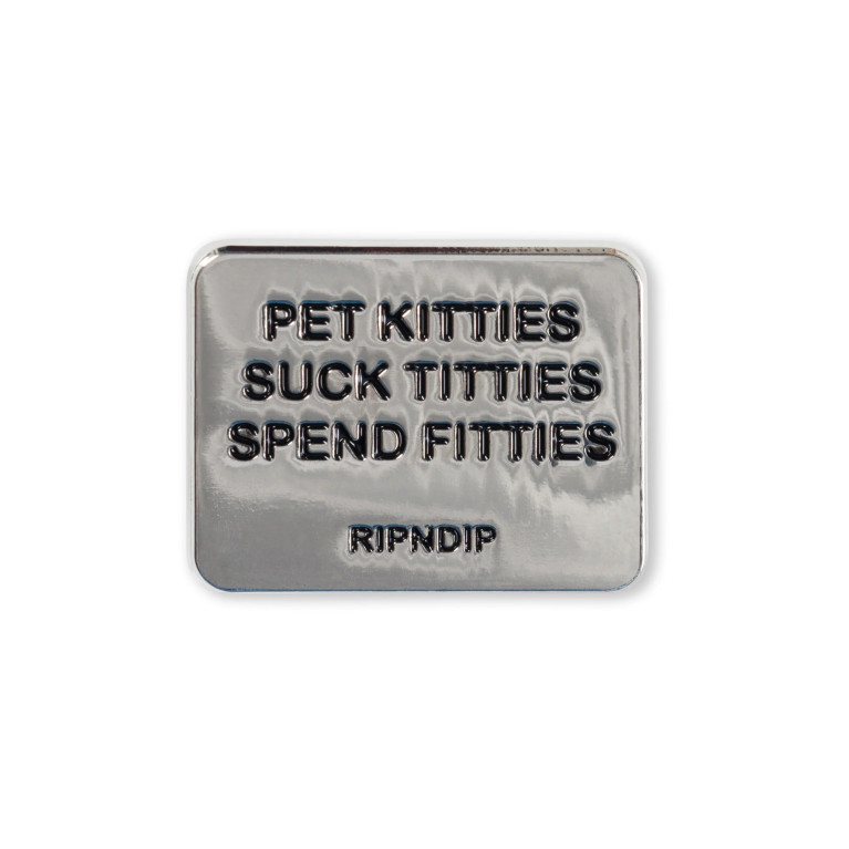 Значок Ripndip Pet Kitties Pin Multi