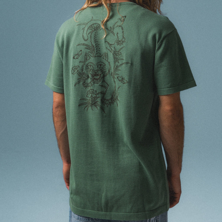 Футболка Ripndip Crouching Nerm Knit Tee Forest