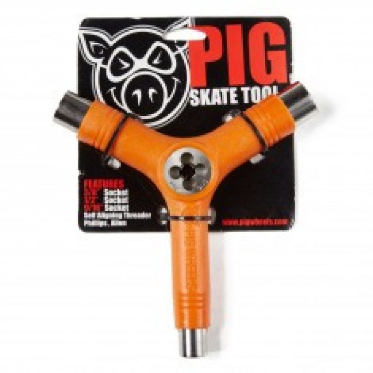 Ключ для скейтборда Pig Tool Orange 