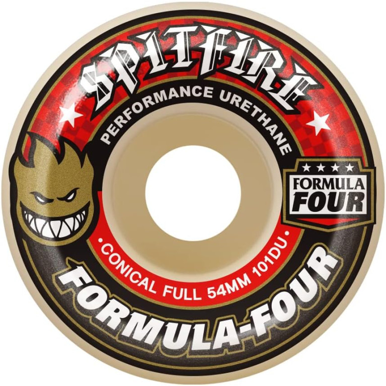 Колеса SPITFIRE - F4 101D CONICAL FULL WHEEL WHITE/RED