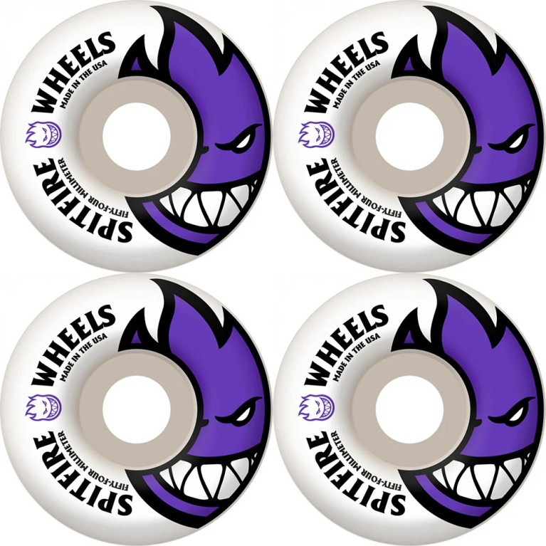Колеса SPITFIRE WHEELS BIGHEAD 54MM WHITE/PURPLE