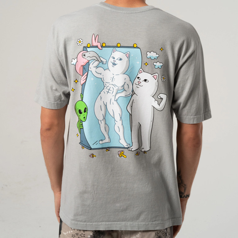 Футболка Ripndip Magic Mirror Tee Grey