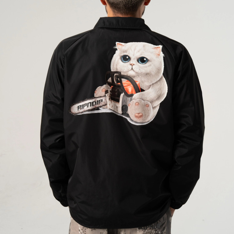 Куртка Ripndip Find Fout Coaches Jacket Black