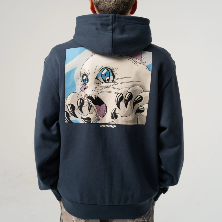 Толстовка Ripndip Metal Claw Hoodie Navy