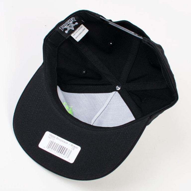 Кепка Thrasher METAL SNAPBACK BLACK