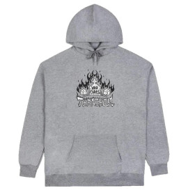 Толстовка Thrasher WHO CARES BY NECKFACE SPORT GREY