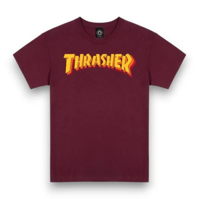 Футболка Thrasher STACKED MAROON