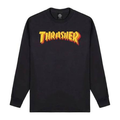 Лонгслив Thrasher STACKED BLACK