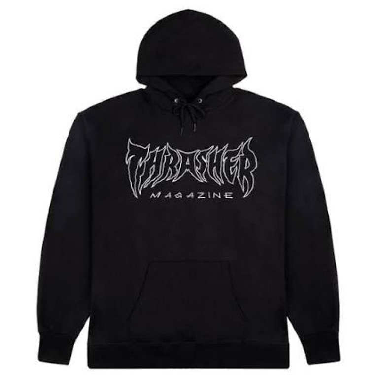 Толстовка Thrasher METAL BLACK