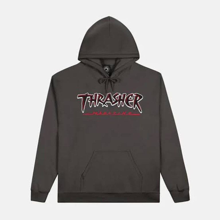 Толстовка Thrasher SLASH CHARCOAL