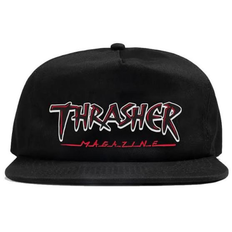 Кепка Thrasher SLASH SNAPBACK BLACK