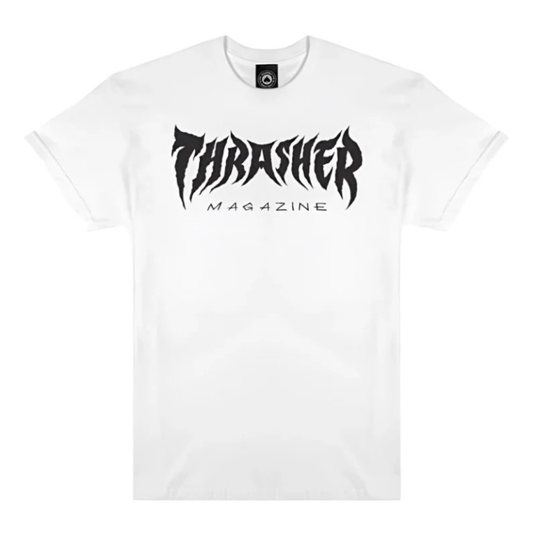 Футболка Thrasher METAL WHITE