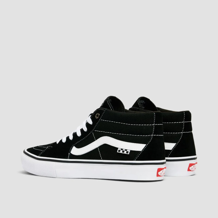 Кеды VANS SKATE SHOES M SKATE GROSSO MID BLACK/WHITE