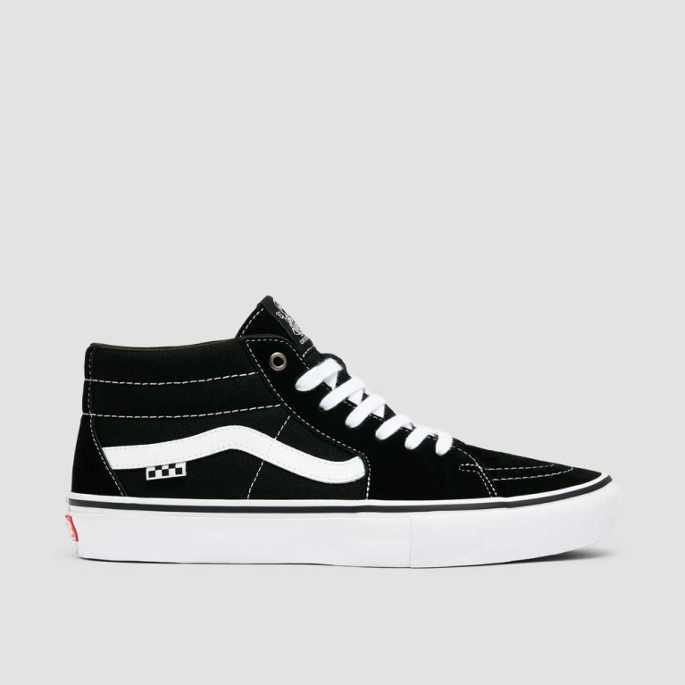 Кеды VANS SKATE SHOES M SKATE GROSSO MID BLACK/WHITE