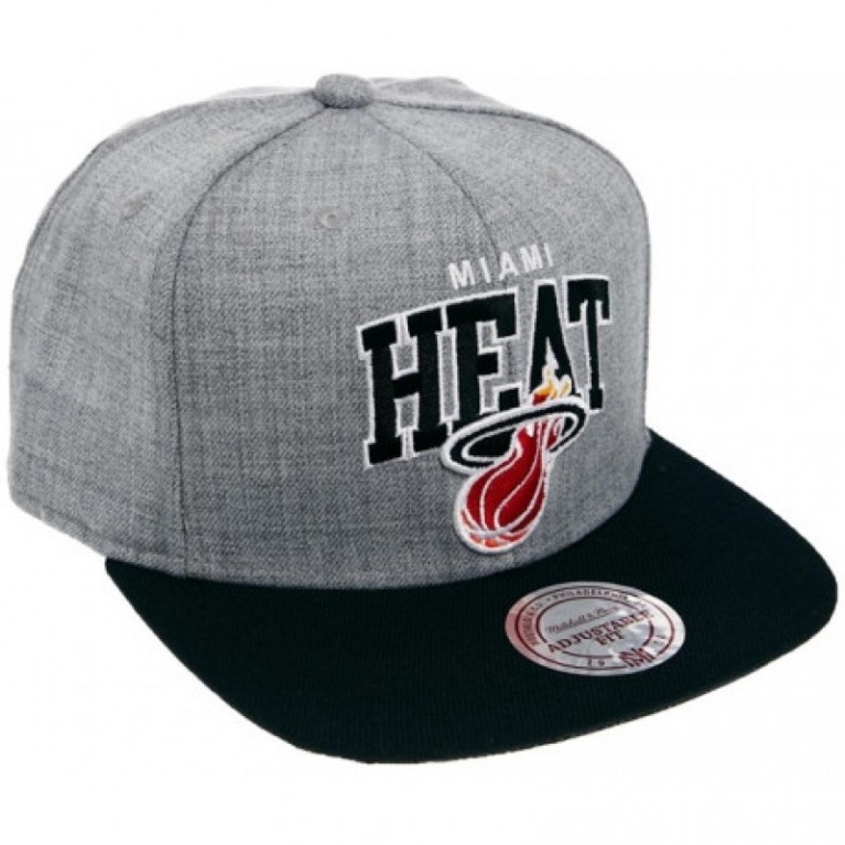 Кепка Mitchell & Ness Miami Heat Snapback Black USA Sb NBA