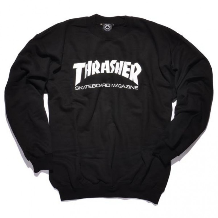 Кофта Thrasher Skate Mag Crewneck Black