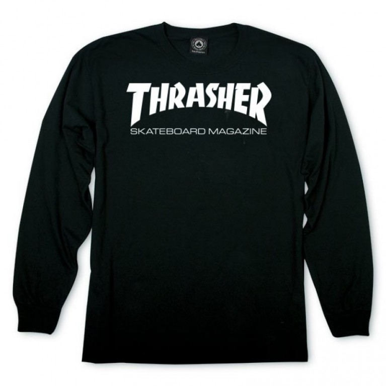 Лонгслив Thrasher Skate Mag L/S Black