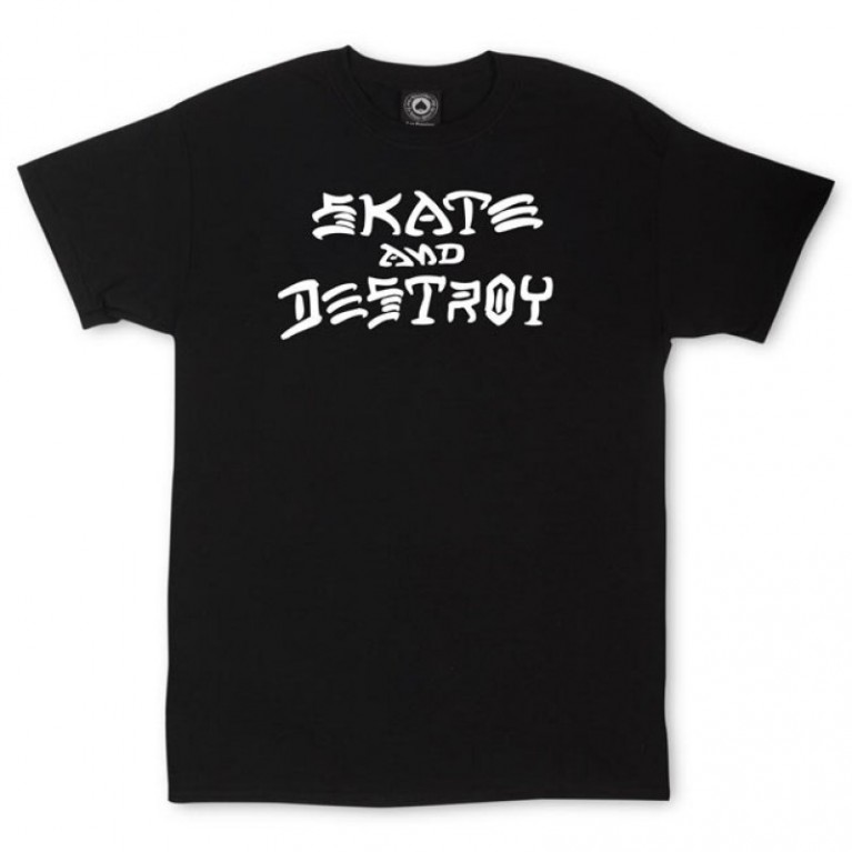 Футболка Thrasher Skate & Destroy Black