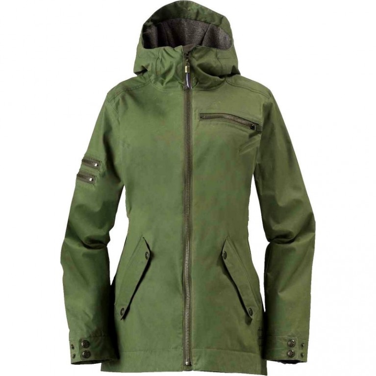 Женская сноубордическая куртка Burton Foley Jacket Womens Olive Green