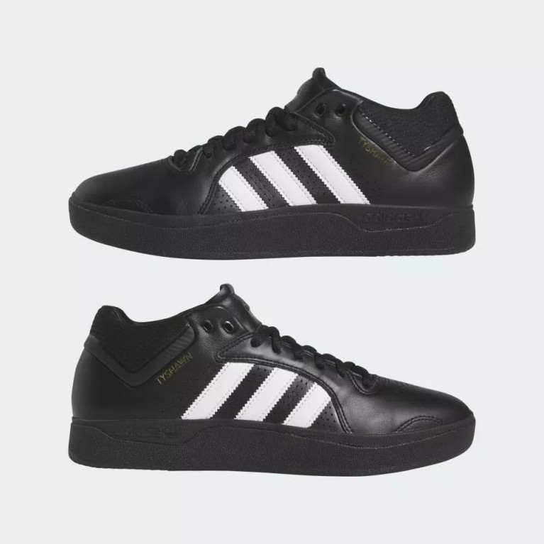 Кеды ADIDAS SHOES TYSHAWN BLK/WHT/GLD