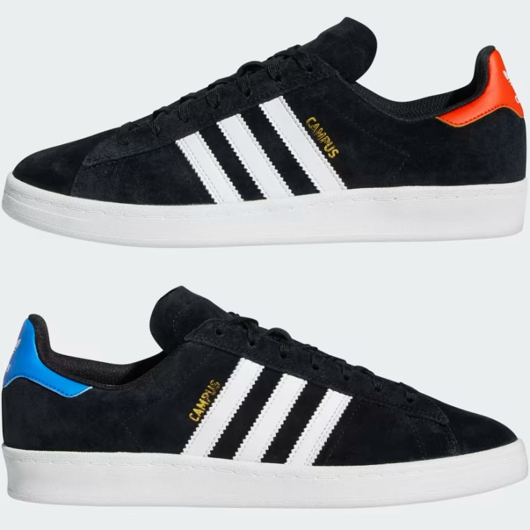 Кеды Adidas CAMPUS ADV BLK/WHT/BLK