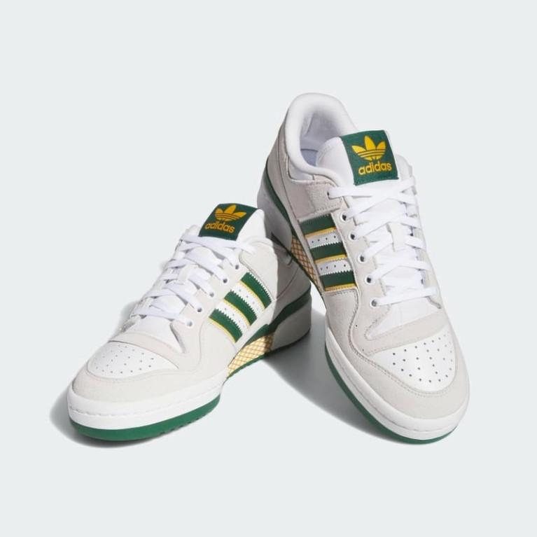 Кеды ADIDAS SHOES FORUM 84 LOW ADV WHT/GRN/YLW