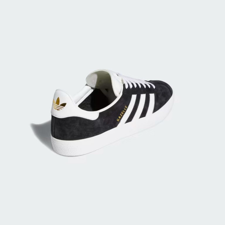 Кеды ADIDAS SHOES GAZELLE ADV BLK/WHT/GLD