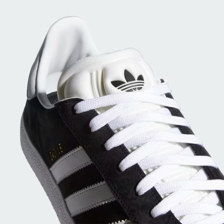 Кеды ADIDAS SHOES GAZELLE ADV BLK/WHT/GLD