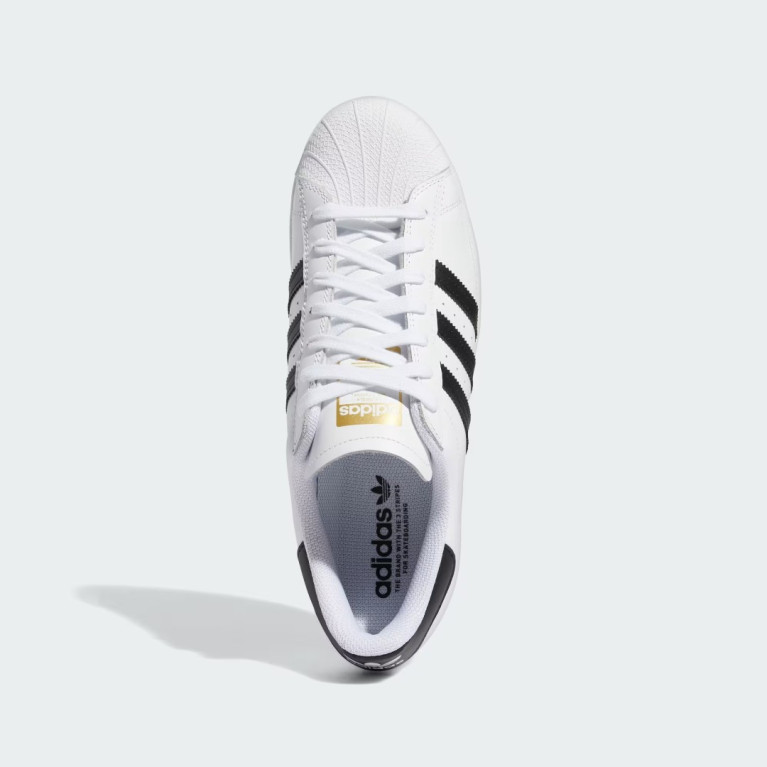 Кеды ADIDAS SHOES SUPERSTAR ADV WHT/BLK/GLD