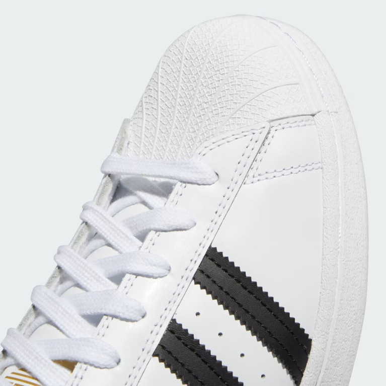 Кеды ADIDAS SHOES SUPERSTAR ADV WHT/BLK/GLD