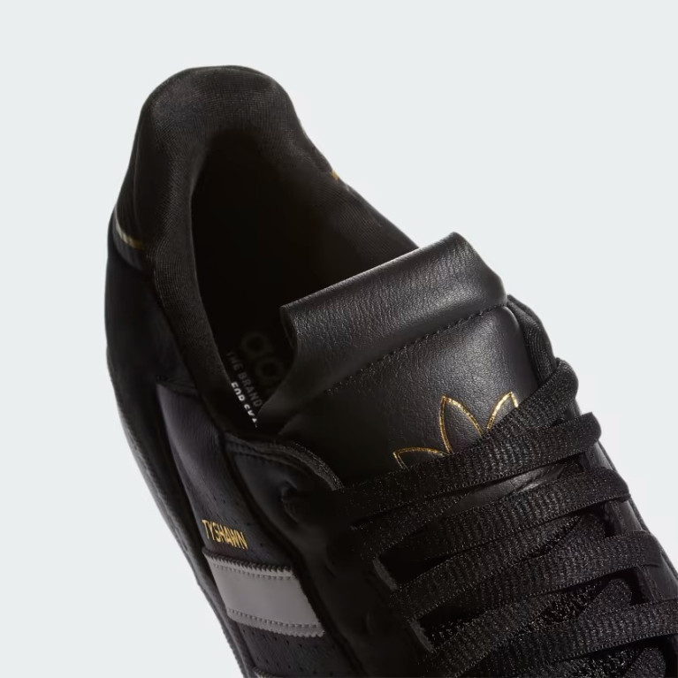 Кеды Adidas TYSHAWN LOW BLK/WHT/GLD