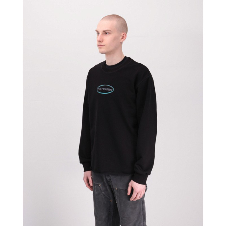 Толстовка ANTEATER Hoodlong-Black-Oval
