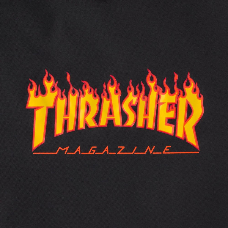 Куртка SANTA CRUZ x THRASHER FLAME DOT L/S COACH JACKET BLACK