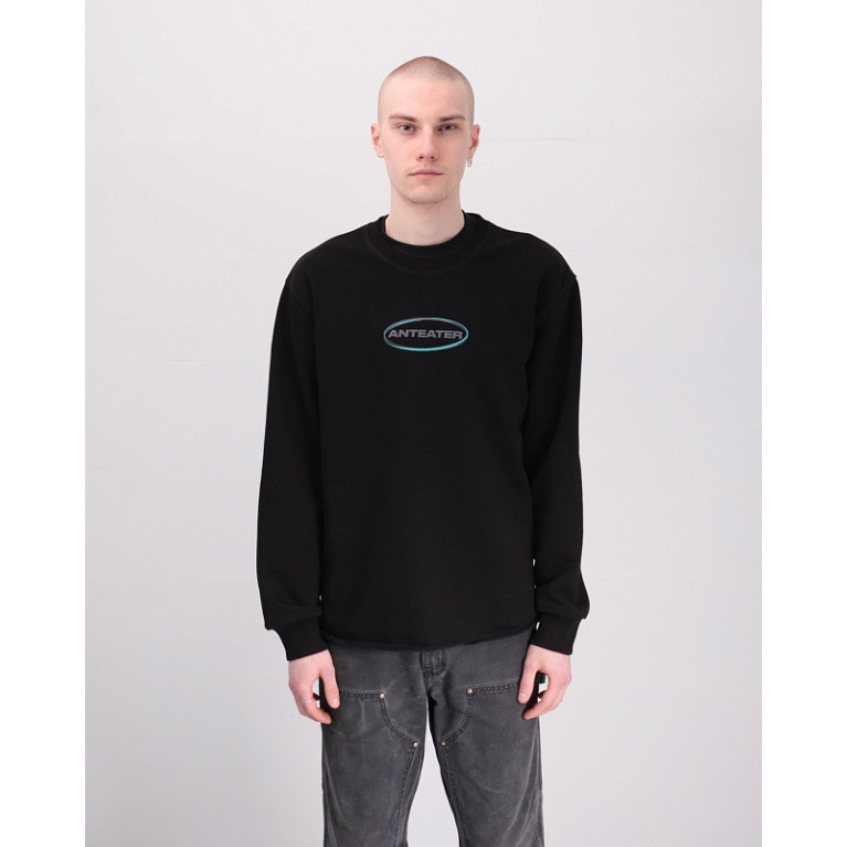 Толстовка ANTEATER Hoodlong-Black-Oval