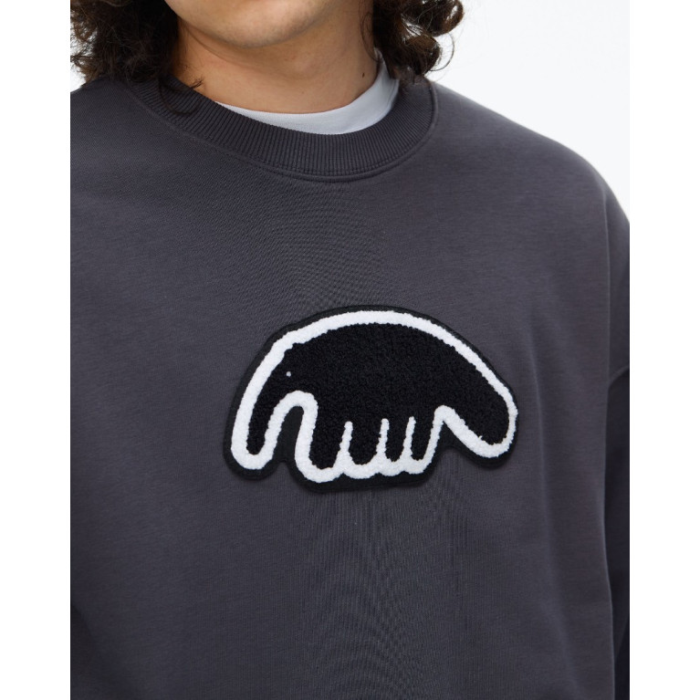 Толстовка Anteater Crewneck Grey Black Logo