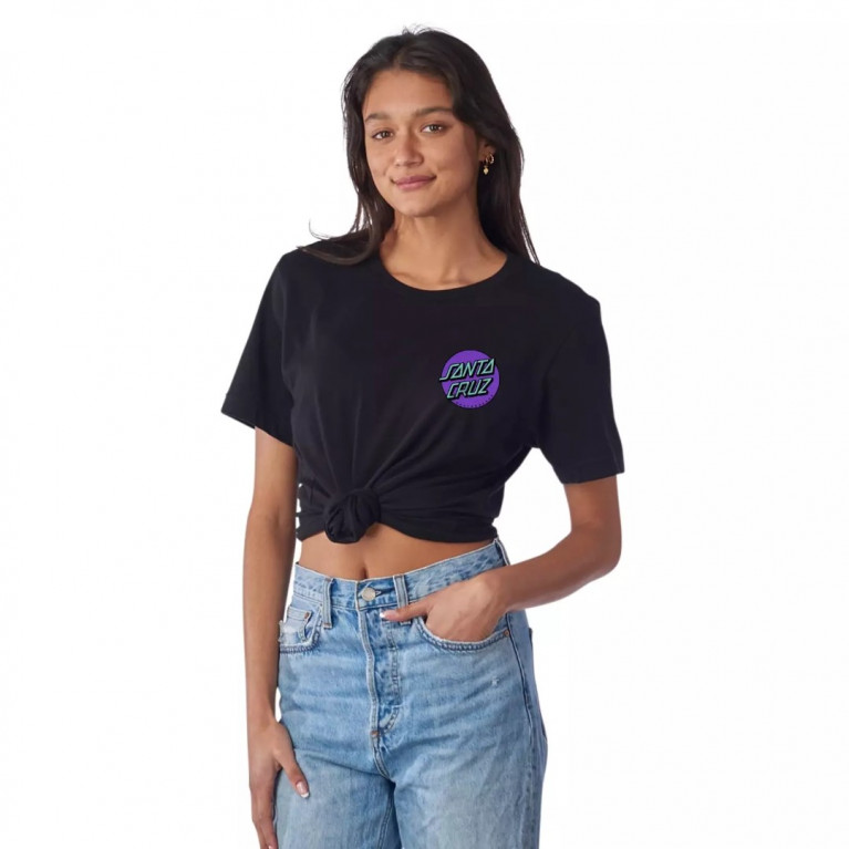 Футболка SANTA CRUZ x THRASHER DIAMOND DOT S/S BOYFRIEND T-SHIRT BLACK