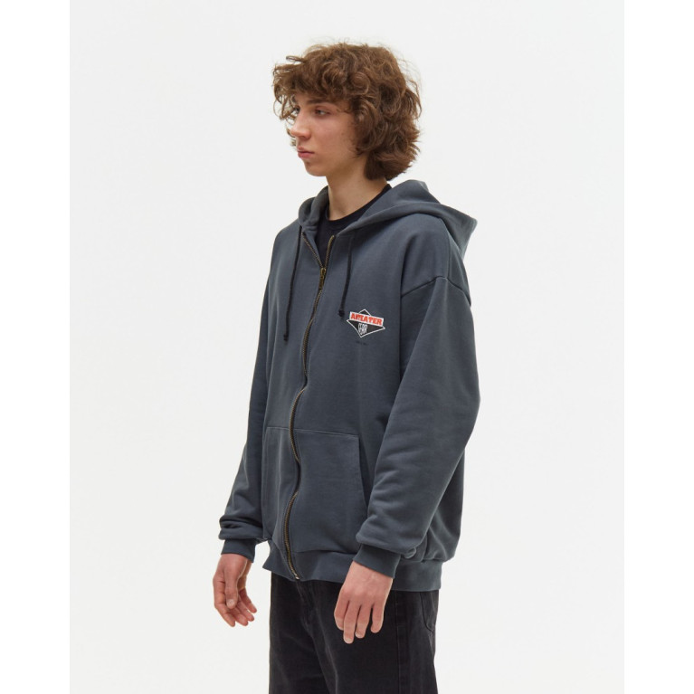 Толстовка ANTEATER Hoodie Zip Grey