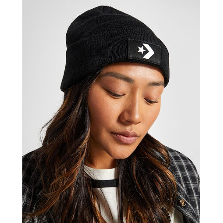 Шапка CONVERSE CONS SHORT DOME BEANIE BLACK